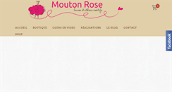 Desktop Screenshot of moutonrose.com